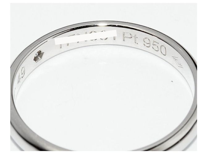 Love Cartier 1895 Ehering aus Pt950 mit Diamant, Größe 49 Silber - Ansicht 4