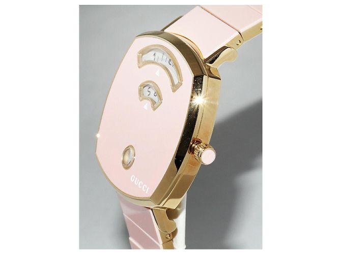 Orologio Grip Gucci quadrante rosa 157.4 - vista 4