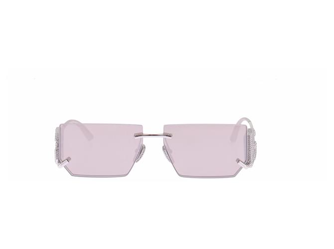 Dolce & Gabbana Gafas de sol transparentes Plata - vista 2