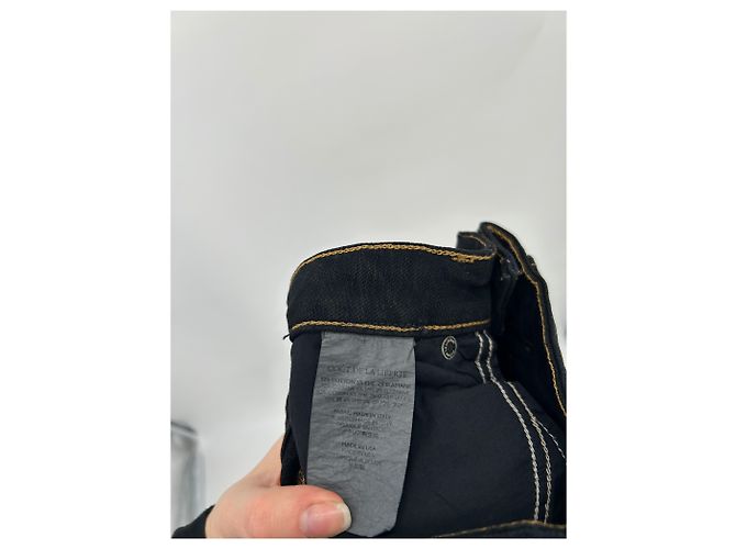 Autre Marque Jeans negros de algodón Cost of Freedom Talla 25 US - vista 4
