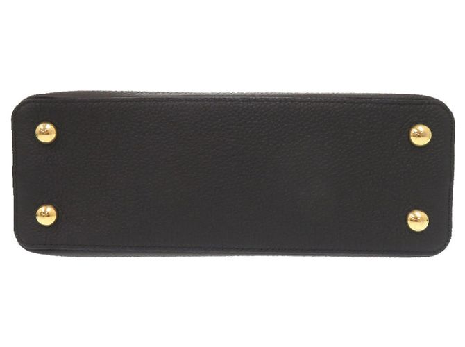Louis Vuitton Capucines MM Schwarze Handtasche - Ansicht 4