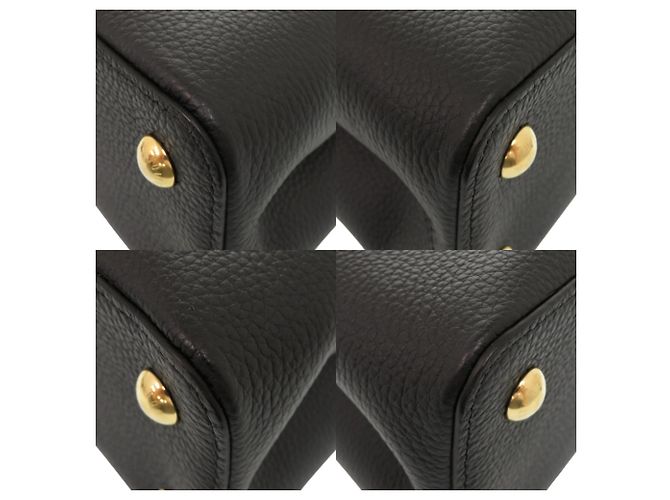 Louis Vuitton Capucines MM Schwarze Handtasche - Ansicht 5