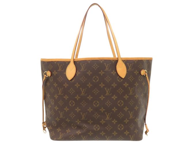 Louis Vuitton Neverfull MM Monogram Tote Bag Braun - Ansicht 2