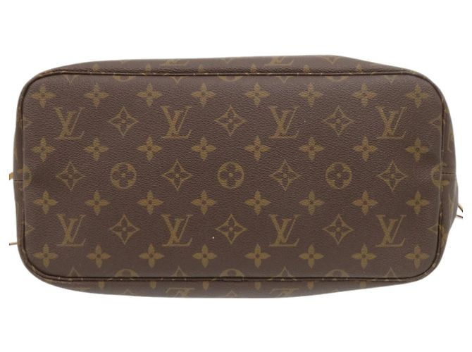 Louis Vuitton Neverfull MM Monogram Tote Bag Braun - Ansicht 3