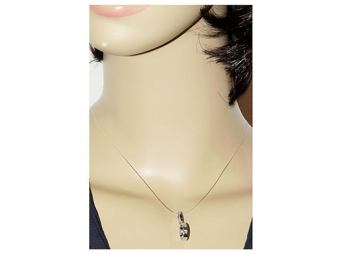 Cartier Pendente Charm Baby Love in K18WG con Diamanti Completi Argento - vista 2