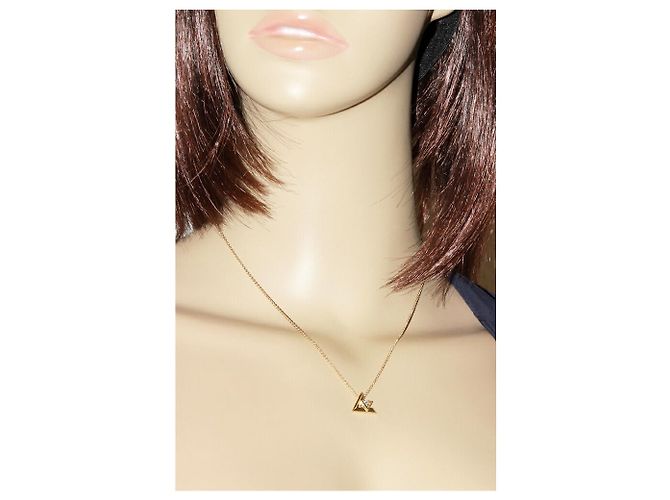 Louis Vuitton Collar Péndulo LV Volt One PM en Oro Amarillo de 18K Q93805 Dorado - vista 2
