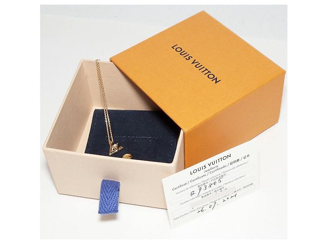 Louis Vuitton Collar Péndulo LV Volt One PM en Oro Amarillo de 18K Q93805 Dorado - vista 3