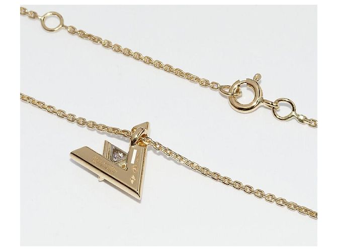 Louis Vuitton Collar Péndulo LV Volt One PM en Oro Amarillo de 18K Q93805 Dorado - vista 5