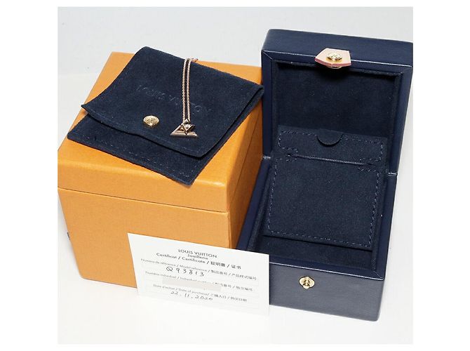 Louis Vuitton 18K Roségold Volt One PM Anhänger Halskette Q93813 Golden - Ansicht 3