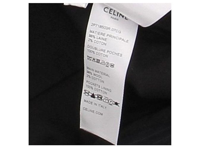 Céline Marineblauer Wollanzug - Ansicht 5