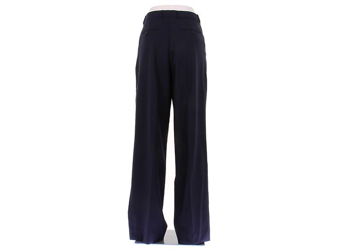 Céline Marineblauer Wollanzug - Ansicht 9