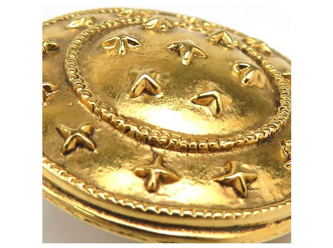 Chanel Gold Clip Ohrringe Golden - Ansicht 10