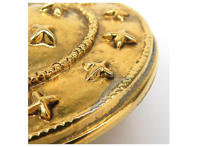 Chanel Gold Clip Ohrringe Golden - Ansicht 11
