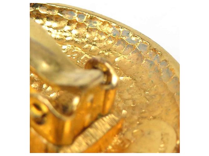 Chanel Gold Clip Ohrringe Golden - Ansicht 13