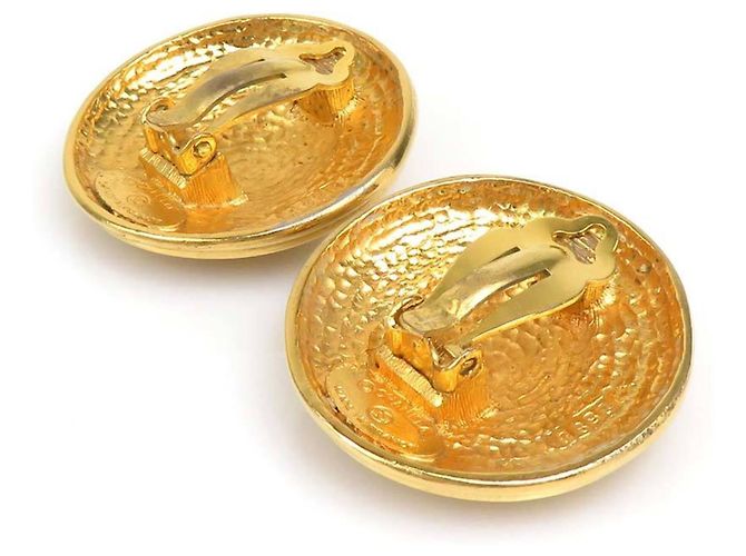 Chanel Gold Clip Ohrringe Golden - Ansicht 7
