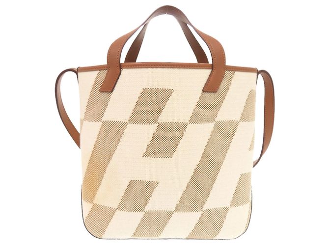Borsa Tote/Borsa a Spalla H Ambier PM di Hermès D'oro - vista 3