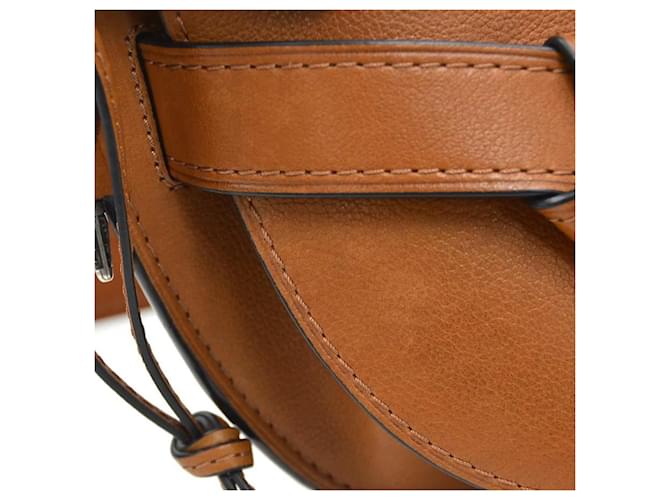 Borsa a Spalla in Pelle Loewe Marrone - vista 10