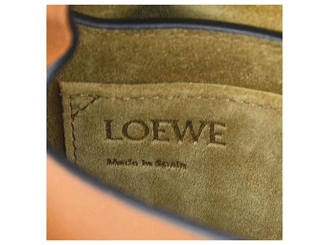 Borsa a Spalla in Pelle Loewe Marrone - vista 14