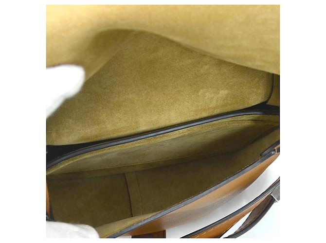 Borsa a Spalla in Pelle Loewe Marrone - vista 5