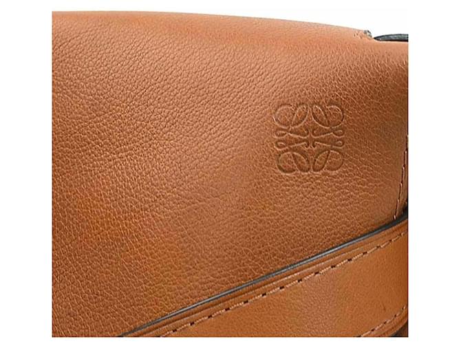 Borsa a Spalla in Pelle Loewe Marrone - vista 9