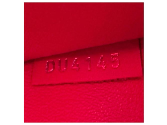 Borsa in pelle City Steamer MM di Louis Vuitton Rosso - vista 15