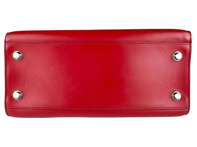 Borsa in pelle City Steamer MM di Louis Vuitton Rosso - vista 4