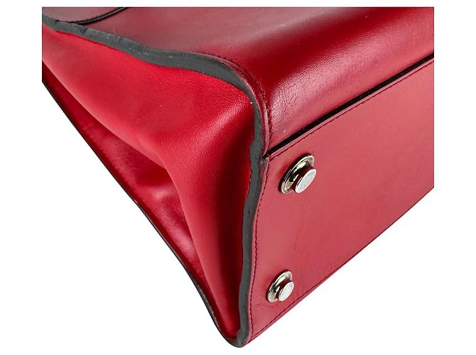 Borsa in pelle City Steamer MM di Louis Vuitton Rosso - vista 8