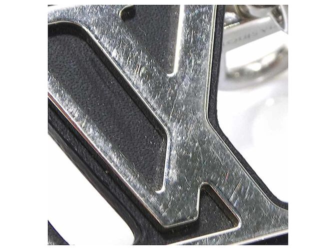 Charm per borsa in metallo nero e argento Louis Vuitton - vista 5