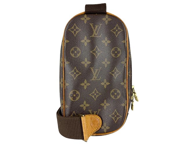 Borsa a tracolla Pochette Monogram Louis Vuitton Marrone Monogramma - vista 3