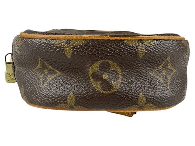 Borsa a tracolla Pochette Monogram Louis Vuitton Marrone Monogramma - vista 4