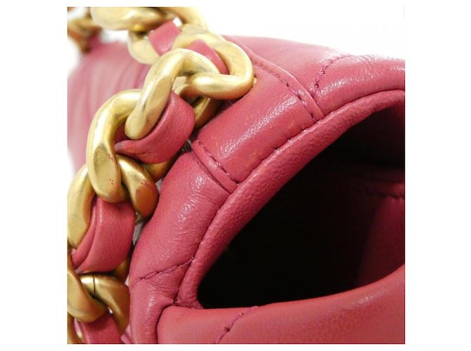 Chanel 19 Schultertasche Pink - Ansicht 5