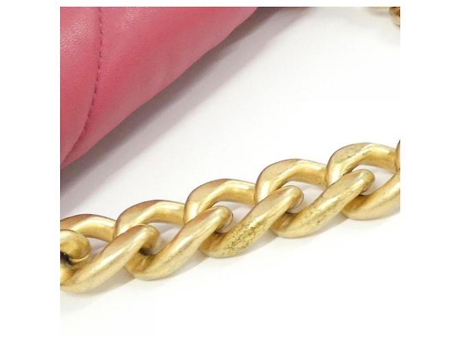 Chanel 19 Schultertasche Pink - Ansicht 7