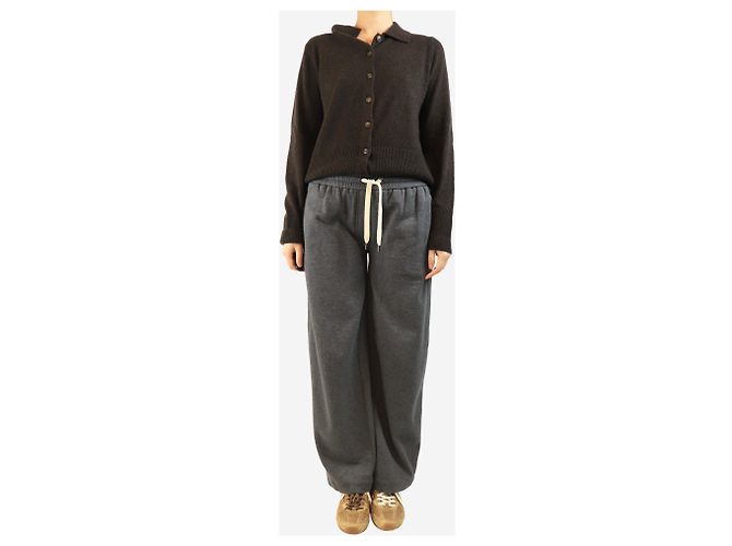 Brunello Cucinelli Graue elastische Jogginghosen - Größe S - Ansicht 2