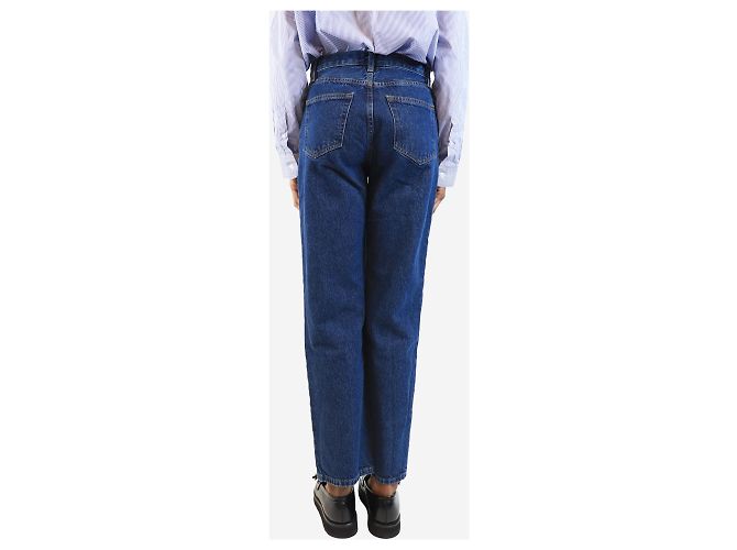 Frame Denim Blaue Le Jane Ankle-Jeans - Größe UK 6 - Ansicht 3