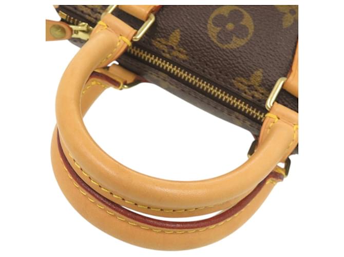 Borsa a mano Mini Speedy Monogram Louis Vuitton Marrone - vista 6
