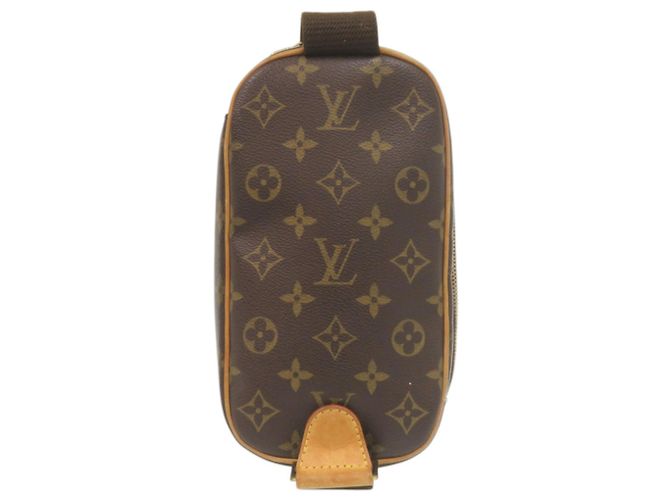 Borsa Pochette Gange Monogram Louis Vuitton Marrone - vista 2