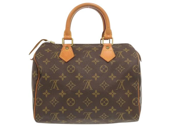 Borsa Louis Vuitton Speedy 25 Monogram Marrone - vista 2