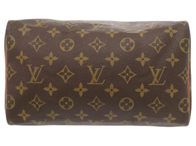 Borsa Louis Vuitton Speedy 25 Monogram Marrone - vista 3