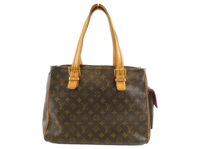 Borsa Louis Vuitton Monogram Multipli Cité Marrone - vista 2