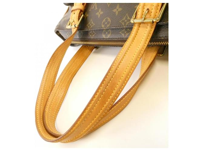 Borsa Louis Vuitton Monogram Multipli Cité Marrone - vista 7