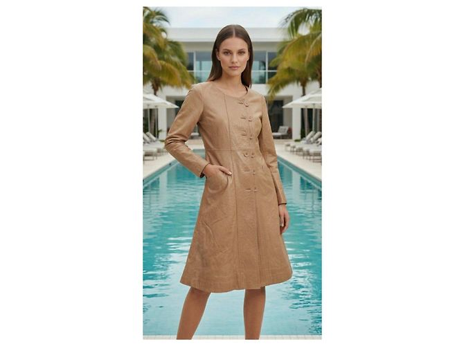 Gerard Darel abrigo de piel.38fr Beige - vista 12