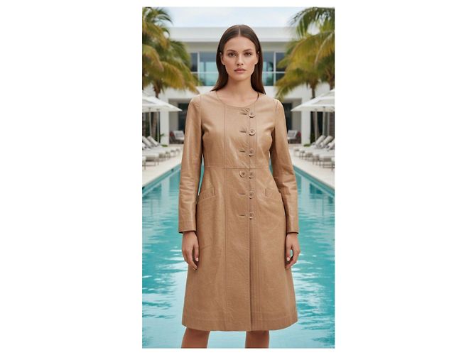 Gerard Darel abrigo de piel.38fr Beige - vista 13