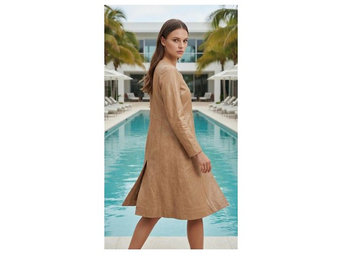 Gerard Darel abrigo de piel.38fr Beige - vista 9