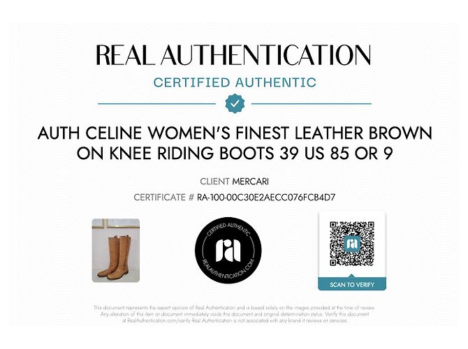 Céline Reitstiefel aus Leder Braun - Ansicht 12