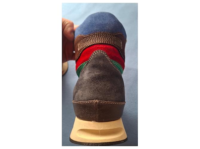 Sneakers multicolori Dsquared2 Marrone Rosso Blu Multicolore Beige Verde Porpora - vista 9