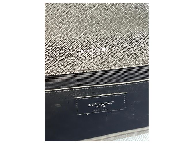 Borsa a tracolla Saint Laurent in pelle nera trapuntata Nero - vista 3