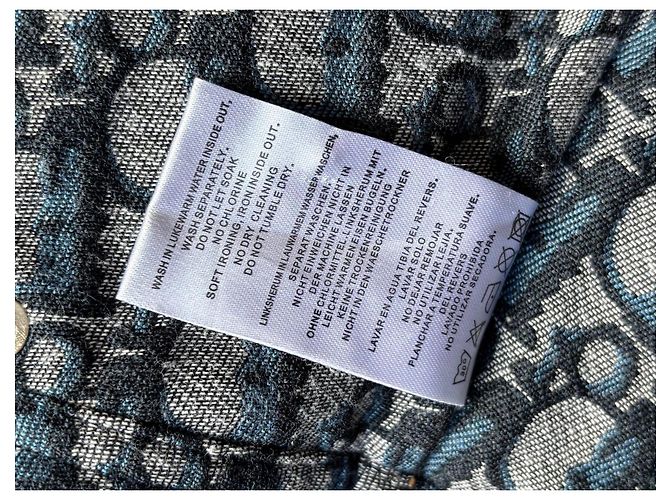 Giacca Monogramma Christian Dior Bianco Blu Grigio - vista 10