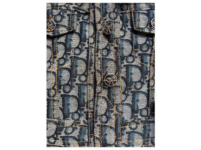 Giacca Monogramma Christian Dior Bianco Blu Grigio - vista 2