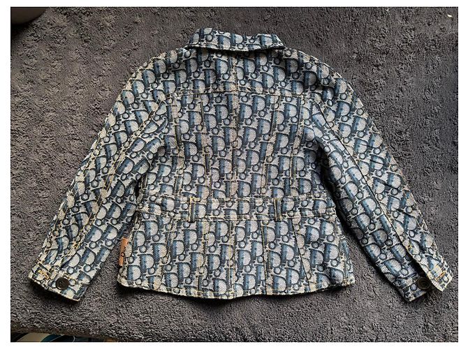 Giacca Monogramma Christian Dior Bianco Blu Grigio - vista 5