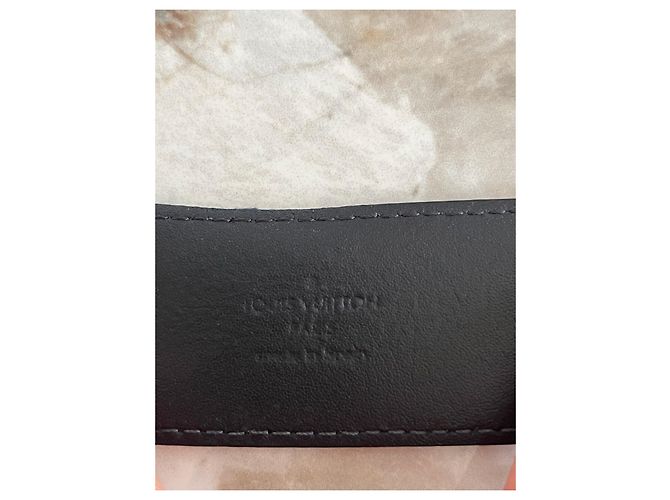 Cintura Louis Vuitton Damier Graphite Nero - vista 4